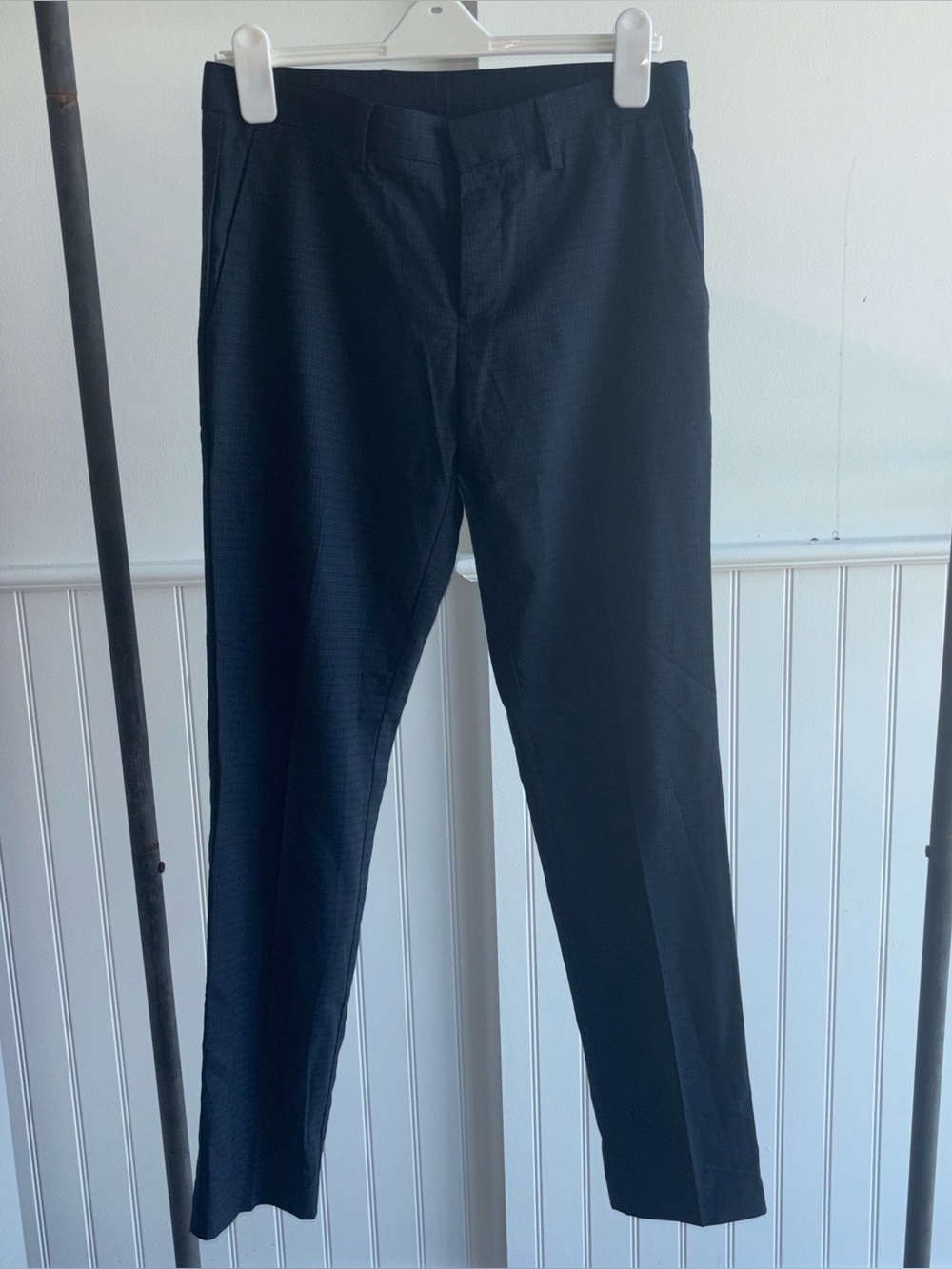 Perry Ellis Navy checkered dress pants size 30*32 #236